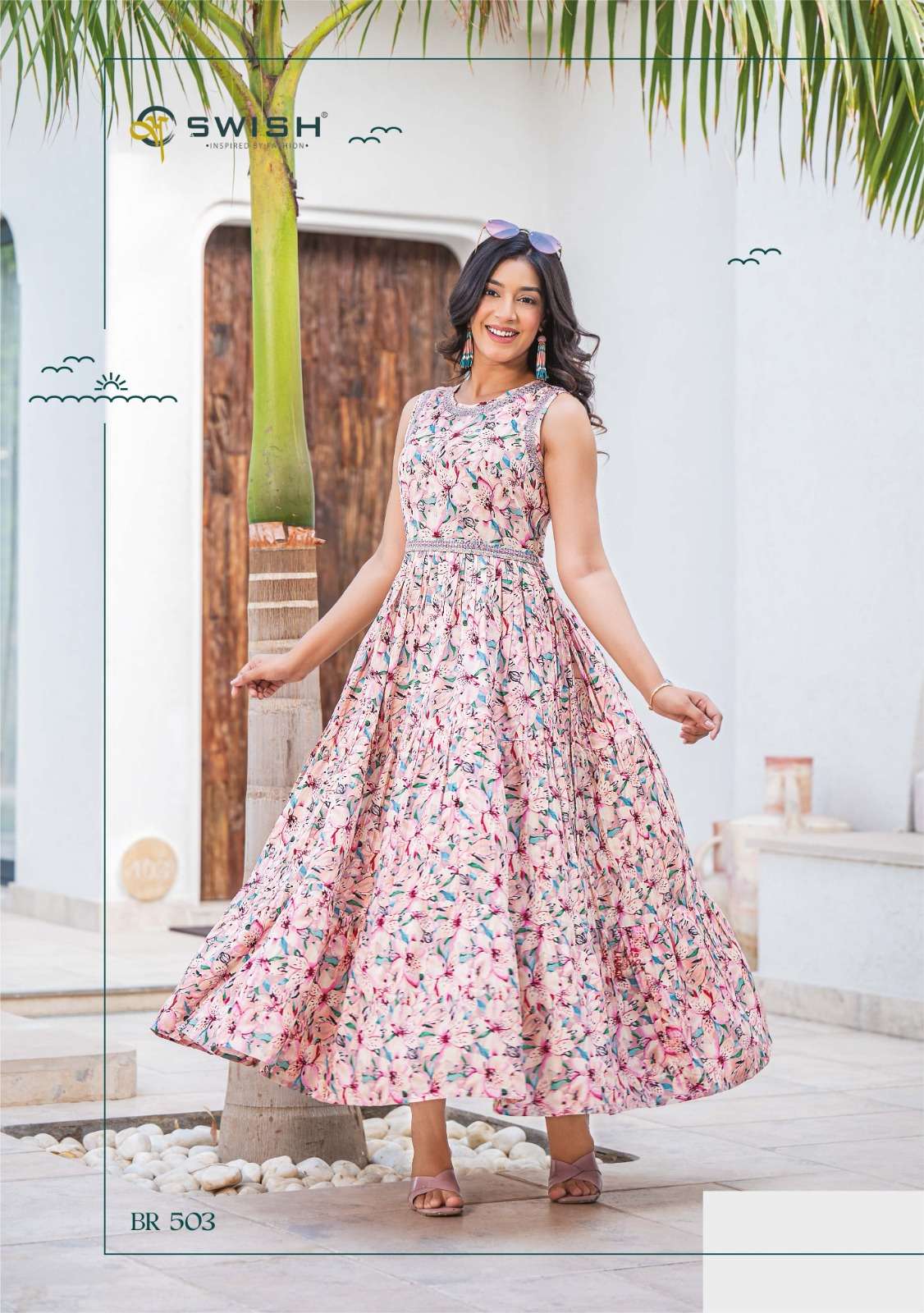 berich vol-5 by swish fancy designer long kurtis catalogue wholesale price surat gujarat 