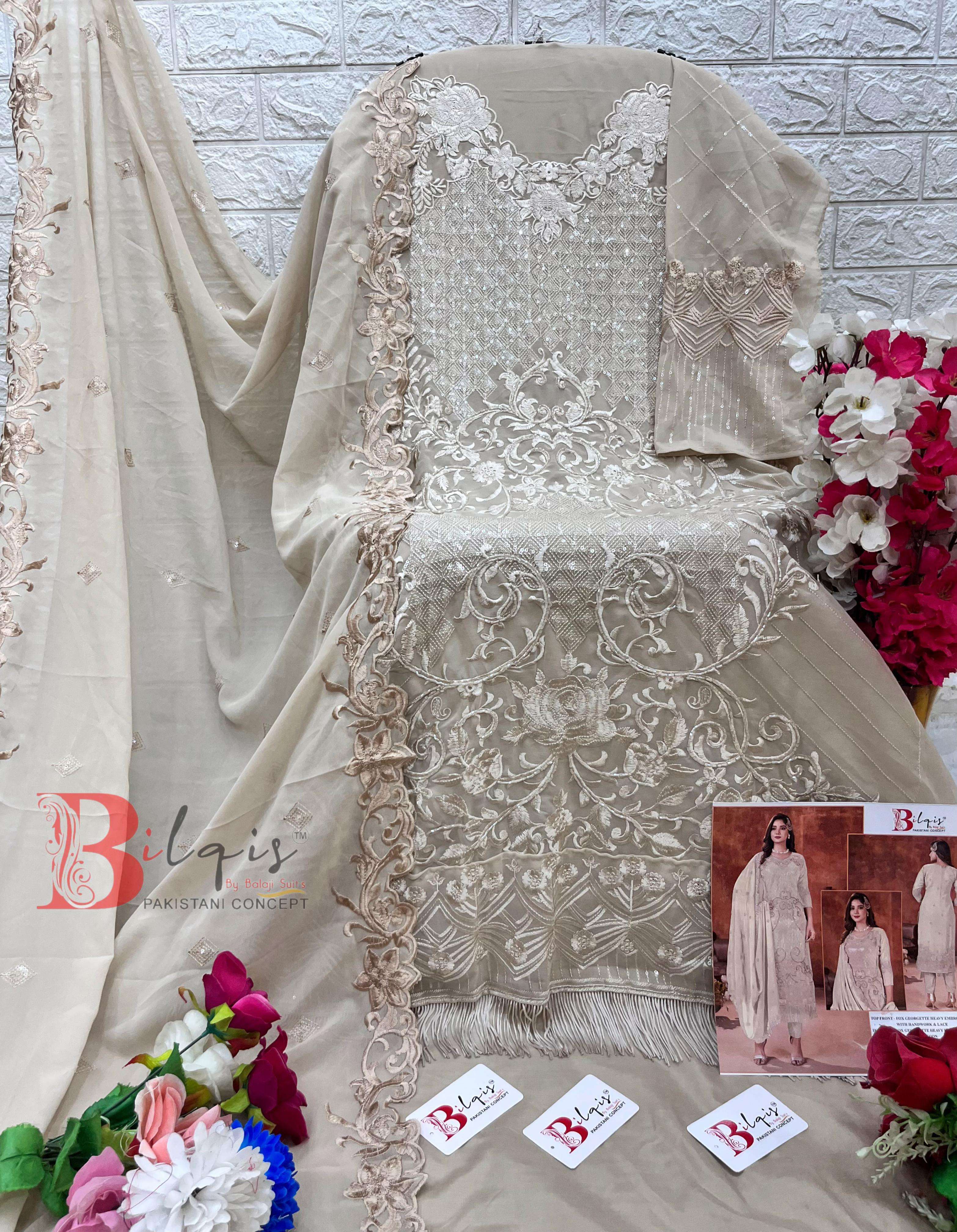 bilqis b-14 e to h stylish look designer embroidered pakistani suits catalogue online shopping surat gujarat