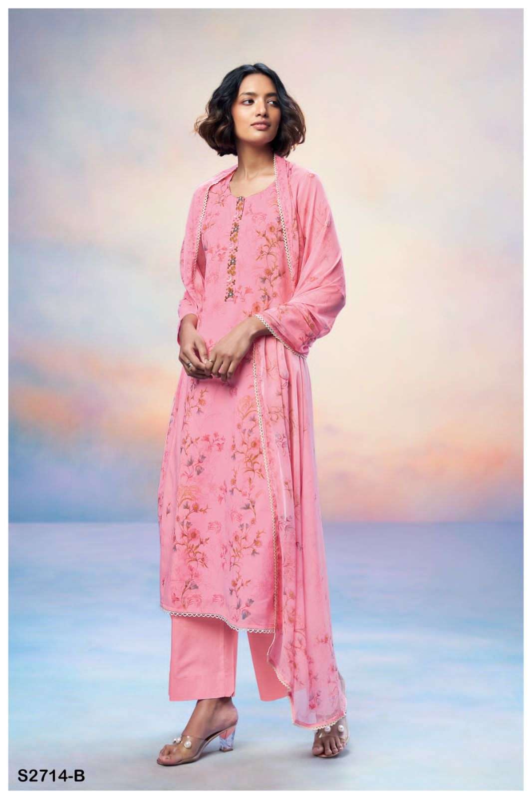 Ganga dress material online shopping clearance