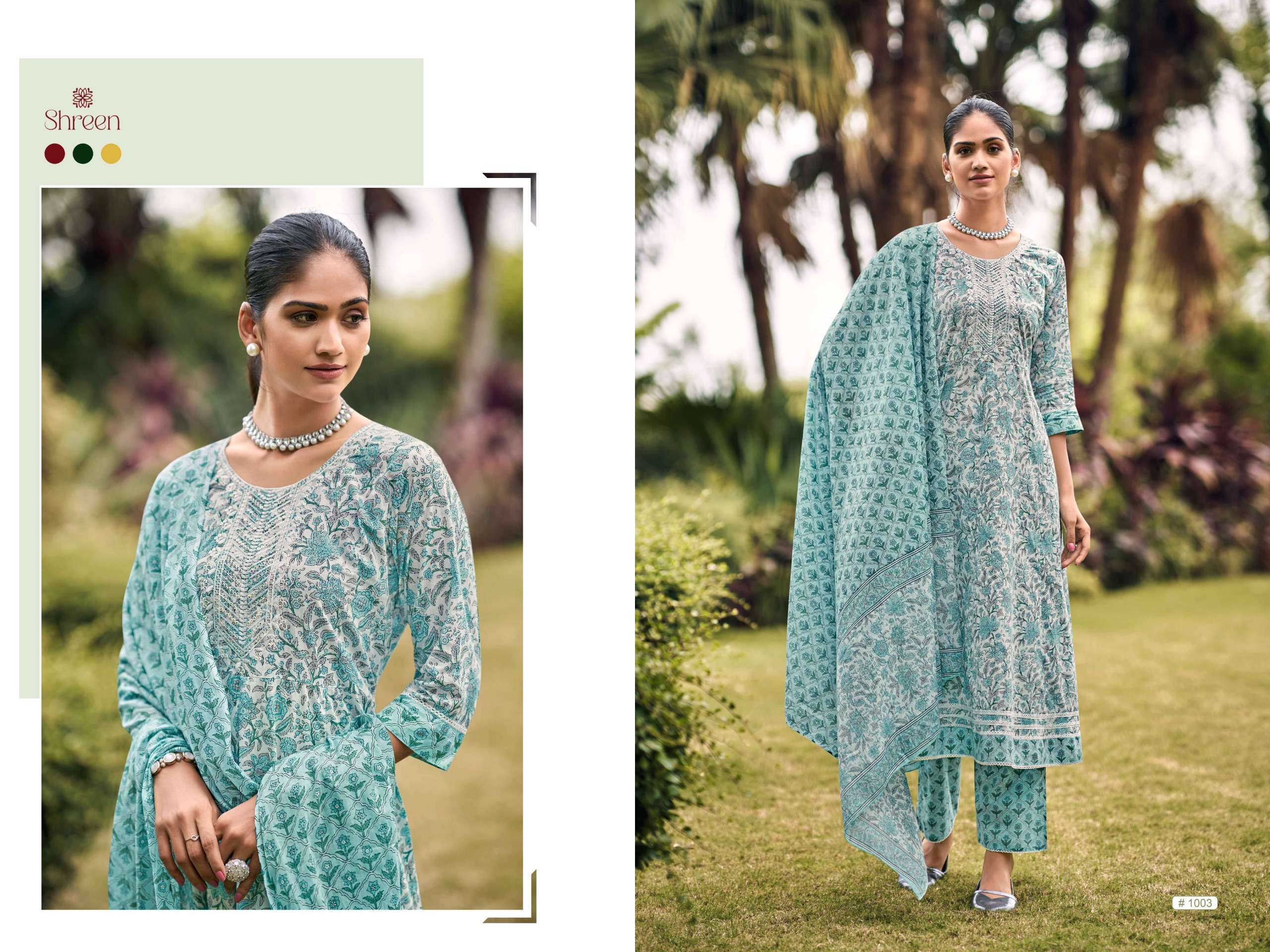 hinaya gungun vol 1 1001-1004 series designer cotton ready wear kurti pant set to set catalogue buy surat dealer 