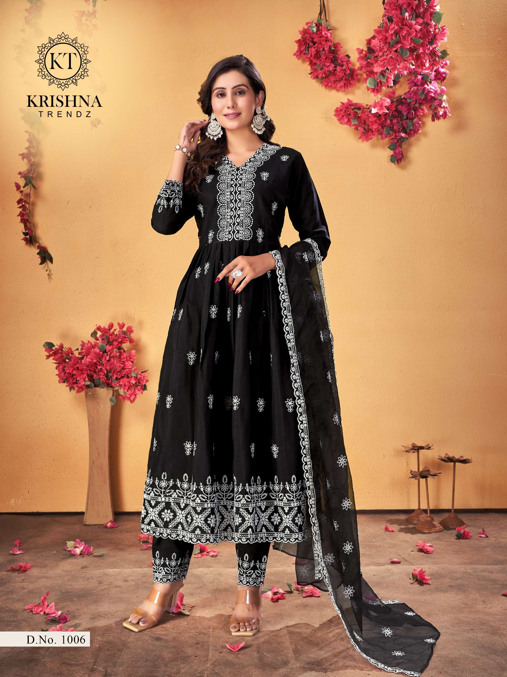 krishna trendz sumer fastival vol 1 1001-1006 series designer roman silk ready made party wear suits catalogue wholesale dealer 