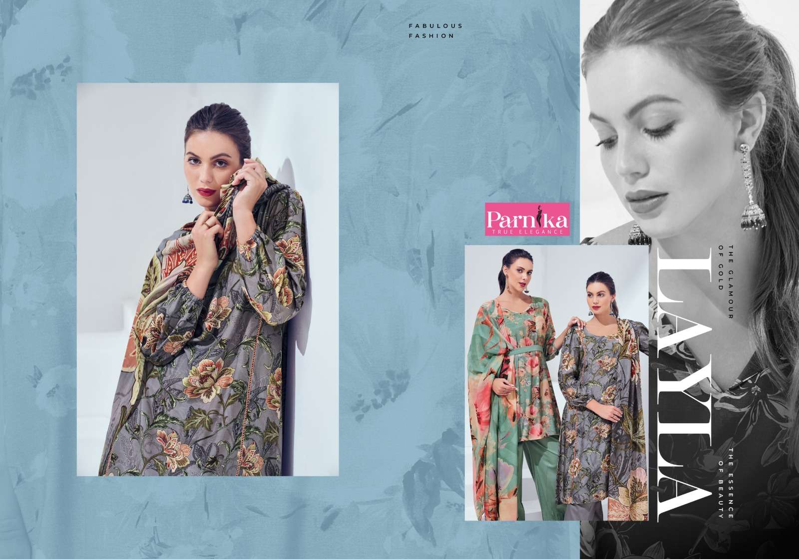 layla by fida 1001-1004 series fancy designer salwar kameez catalogue wholesale price surat gujarat 