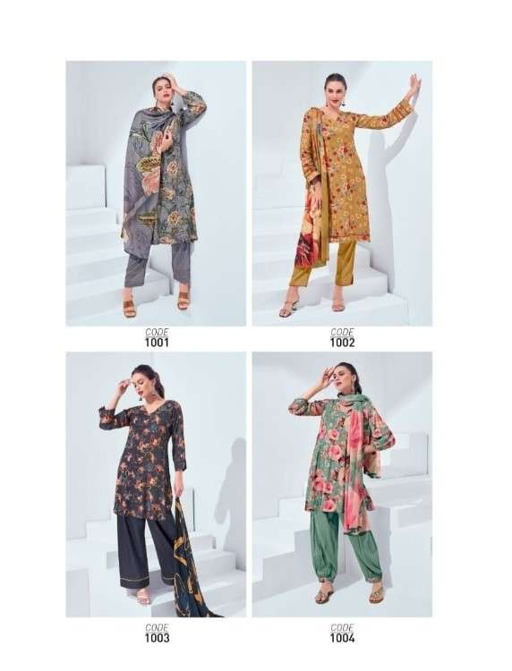 layla by fida 1001-1004 series fancy designer salwar kameez catalogue wholesale price surat gujarat 