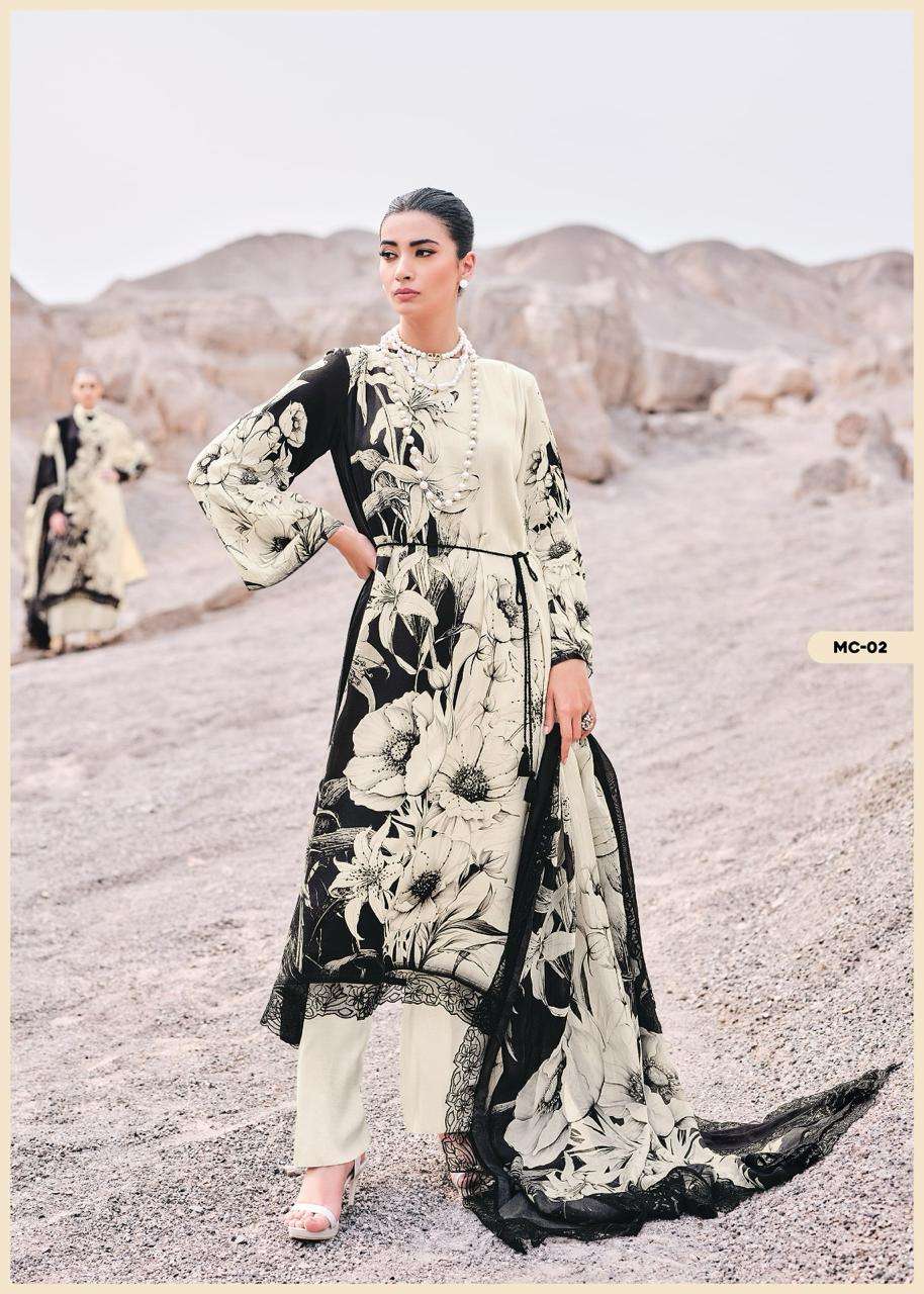monochrome by varsha fashion viscose muslin designer salwar kameez catalogue manufacturer surat gujarat 