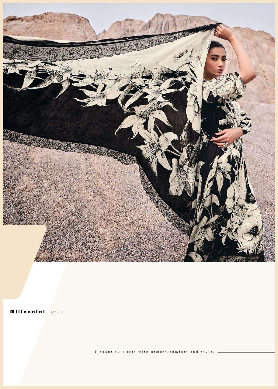 monochrome by varsha fashion viscose muslin designer salwar kameez catalogue manufacturer surat gujarat 