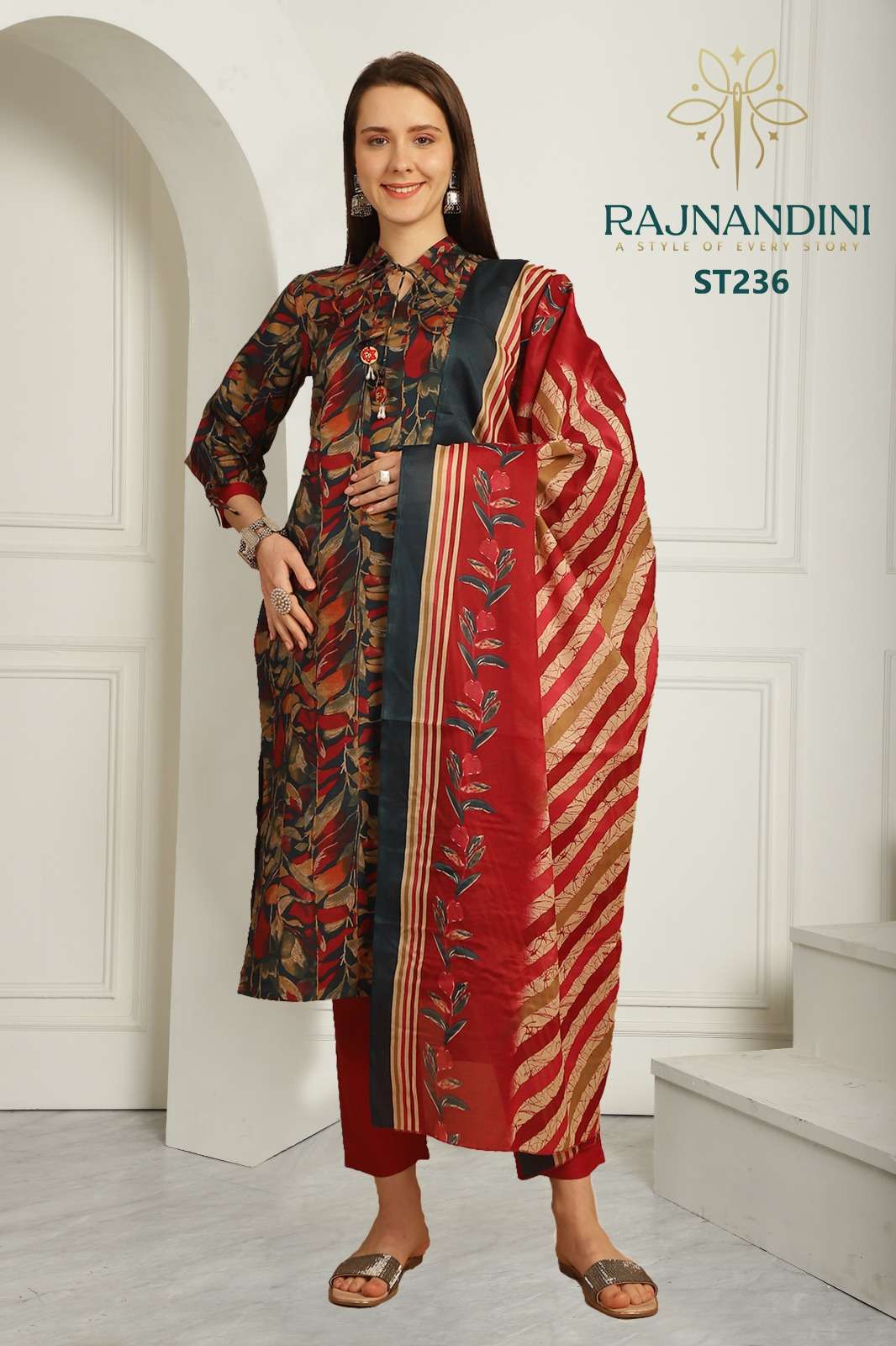 rajnandini vamika indo cotton ready made summer salwar kameez catalogue wholesale price surat 