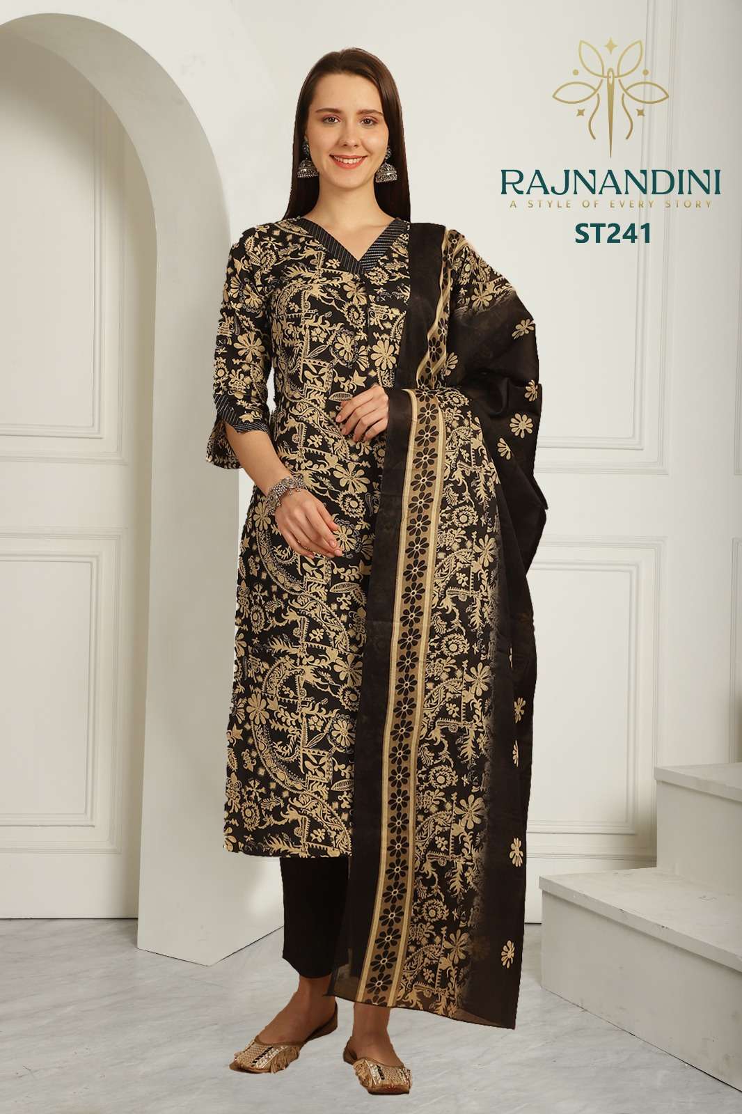 rajnandini vamika indo cotton ready made summer salwar kameez catalogue wholesale price surat 