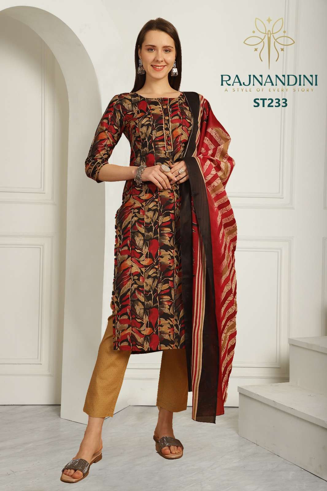 rajnandini vamika indo cotton ready made summer salwar kameez catalogue wholesale price surat 
