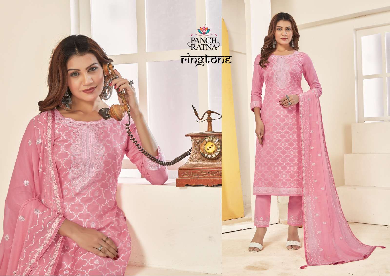 ringtone by panch ratna unstich designer dress material catalogue online wholesale rate dealer surat gujarat 