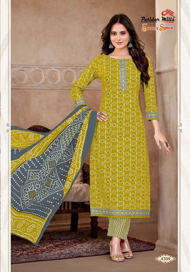 season special vol-43 by patidar mills 4301-4316 series trendy designer salwar suits catalogue wholesaler surat gujarat 