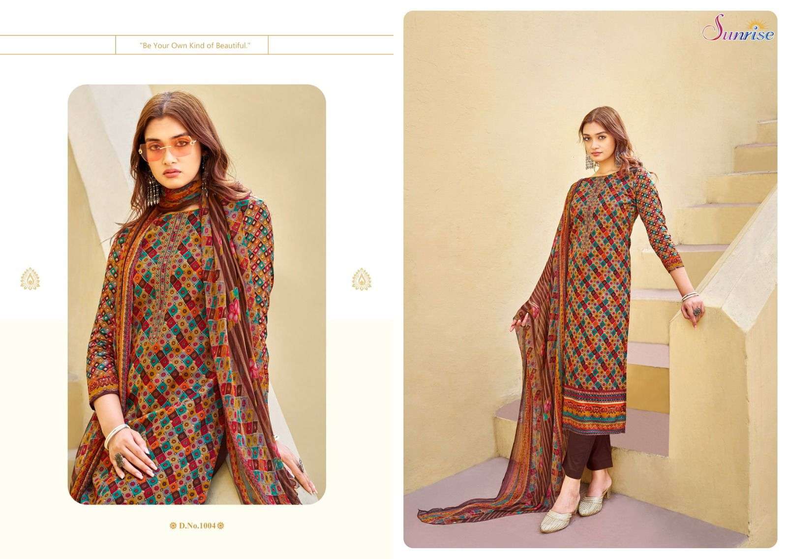 sheila by sunrise creation 1001-1008 series trendy designer salwar kameez catalogue manufacturer surat gujarat 