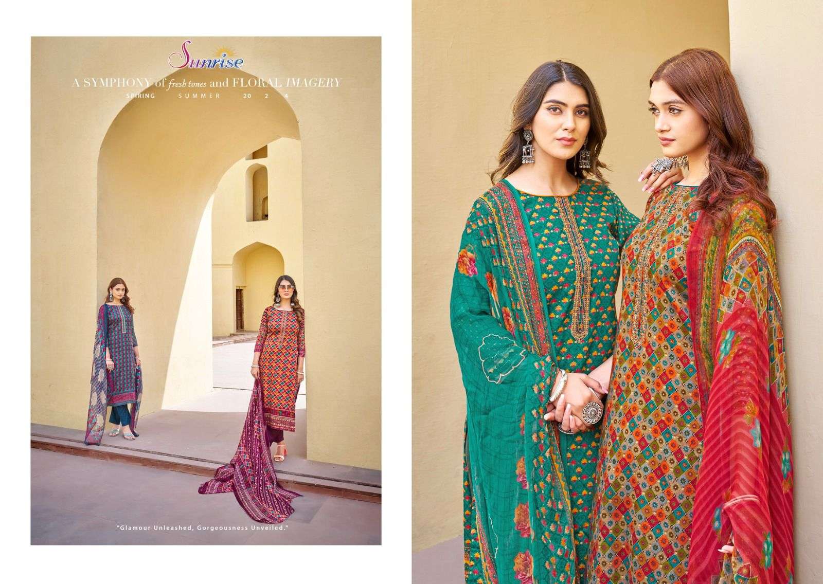 sheila by sunrise creation 1001-1008 series trendy designer salwar kameez catalogue manufacturer surat gujarat 