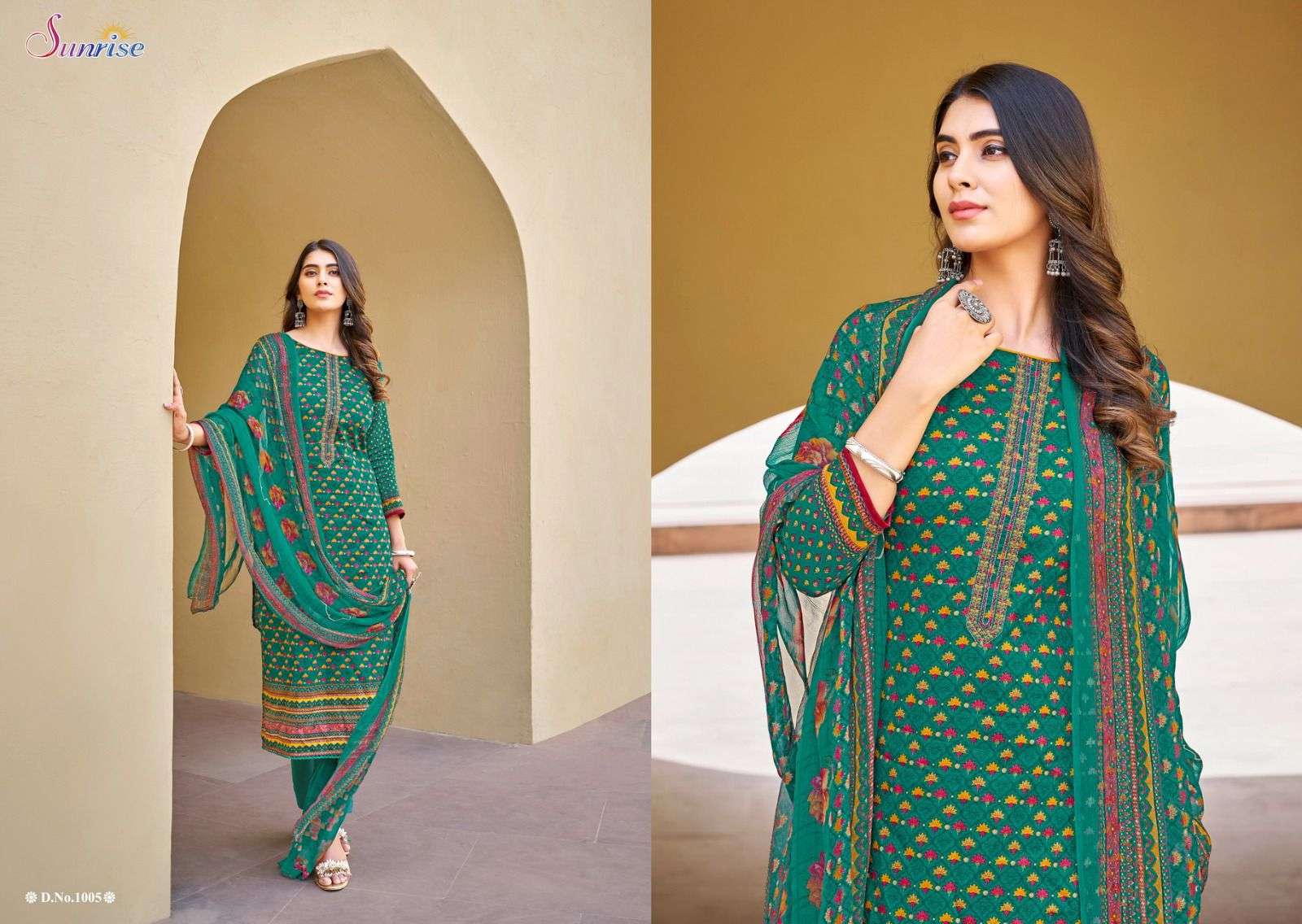 sheila by sunrise creation 1001-1008 series trendy designer salwar kameez catalogue manufacturer surat gujarat 