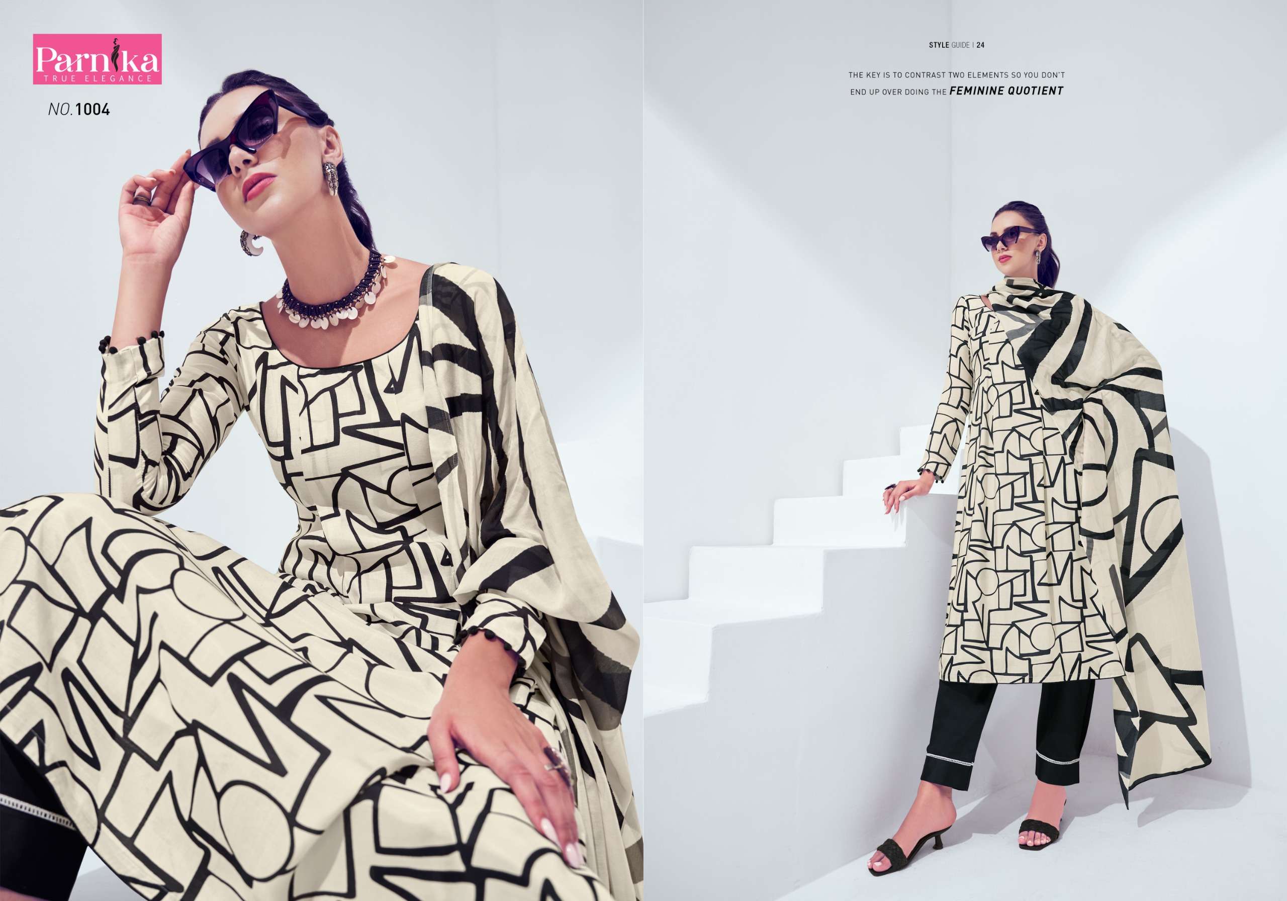 solene by fida 1001-1006 series digital print designer dress material catalogue wholesaler price surat gujarat 