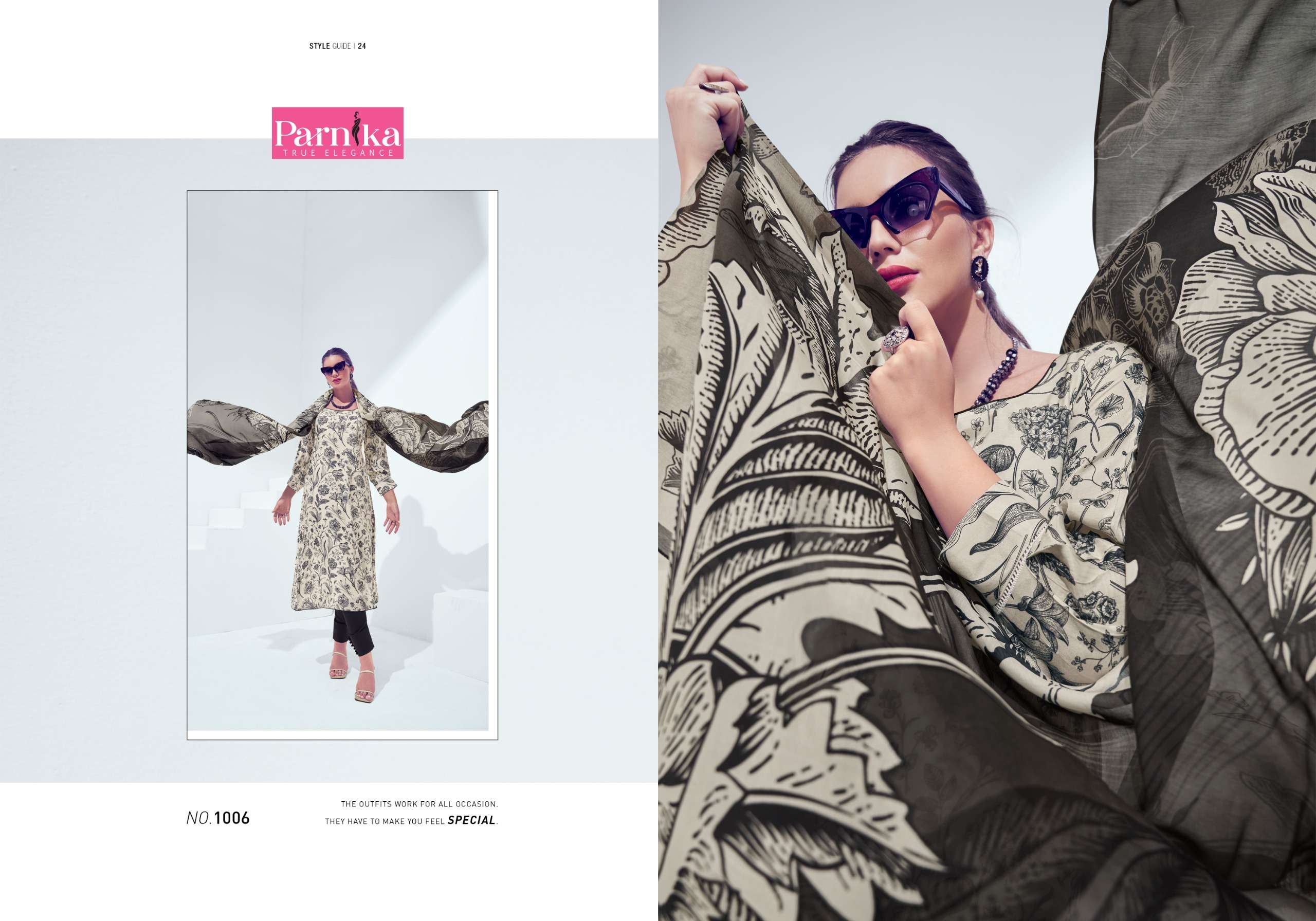 solene by fida 1001-1006 series digital print designer dress material catalogue wholesaler price surat gujarat 