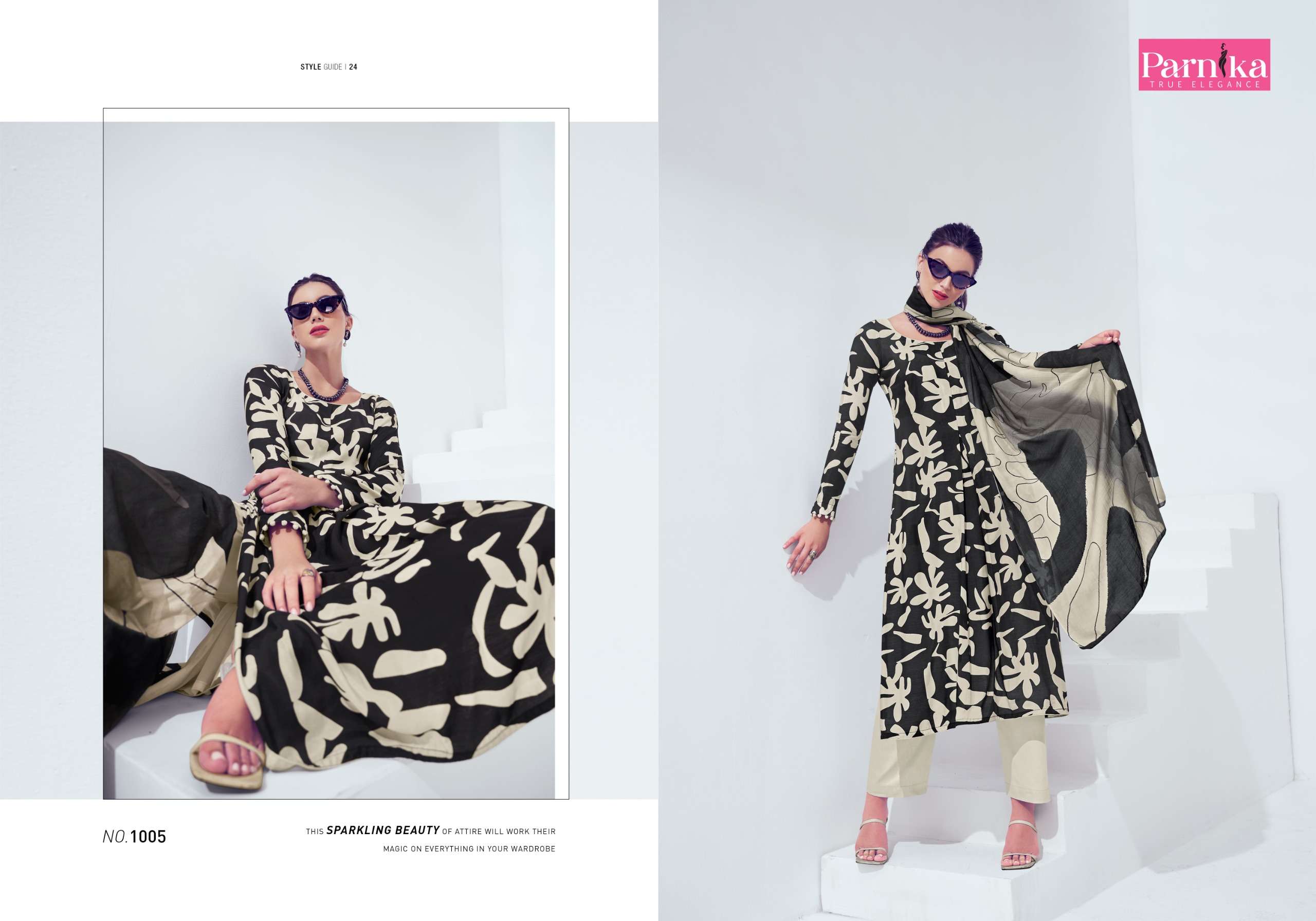 solene by fida 1001-1006 series digital print designer dress material catalogue wholesaler price surat gujarat 