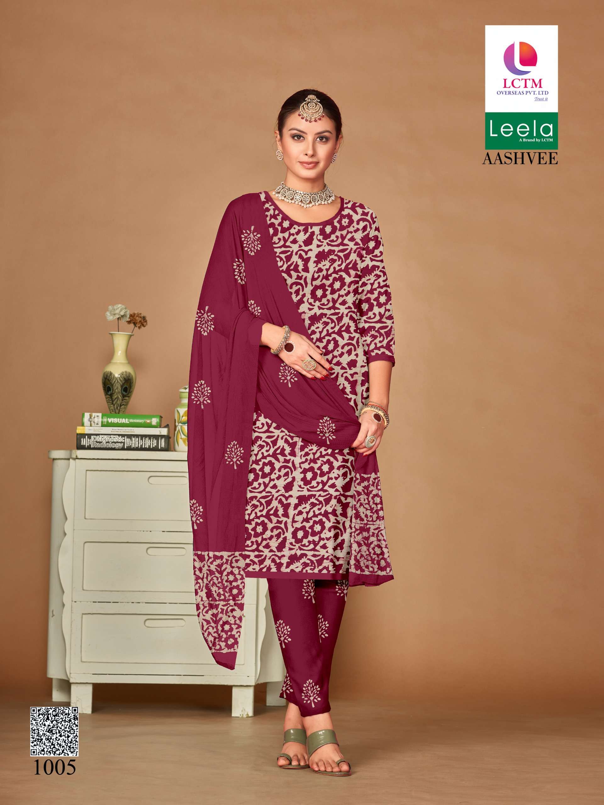 aashvee by leela 1001-1006 unstich designer salwar kameez catalogue online dealer surat gujarat 