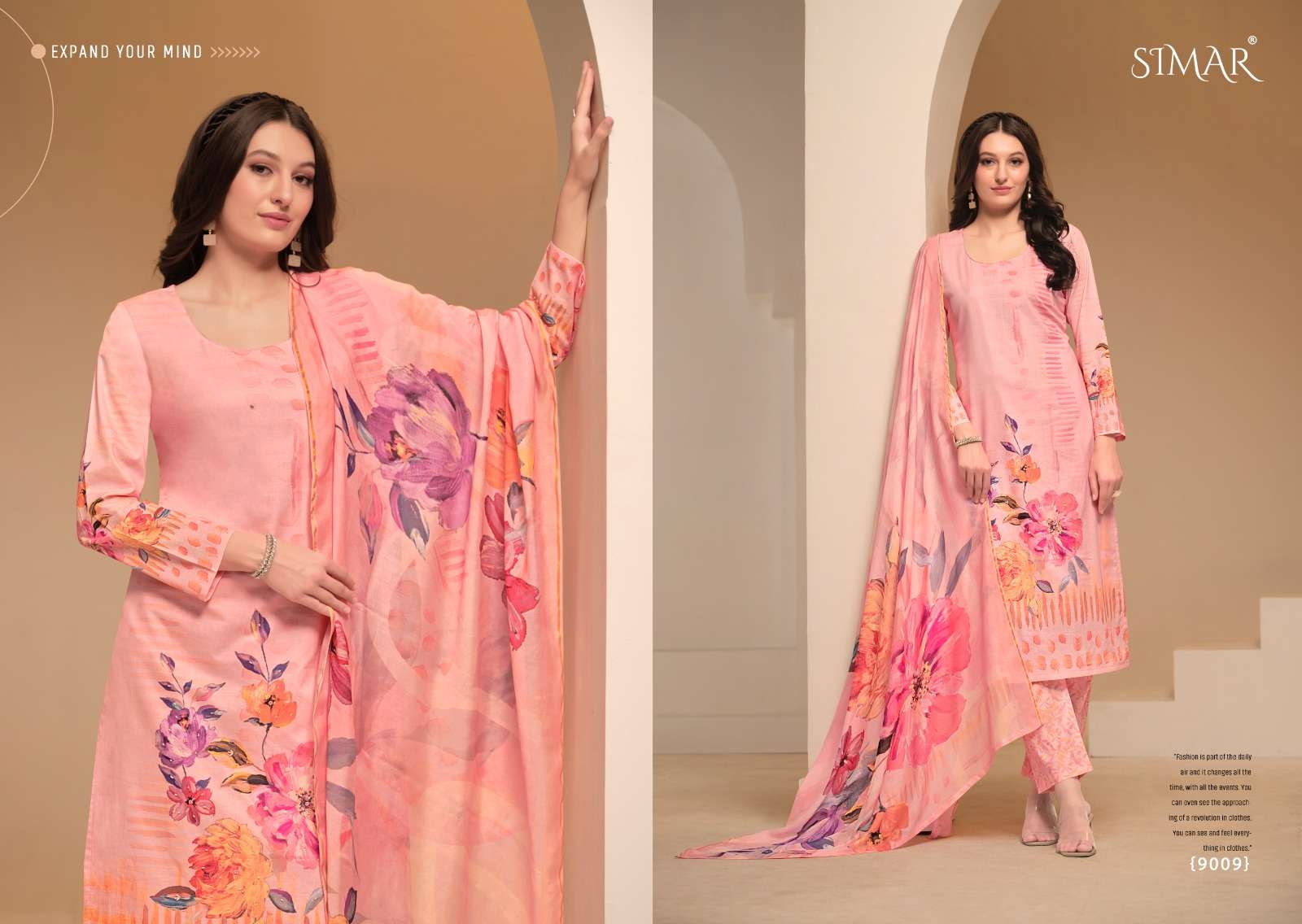 amena by glossy 9009-9014 series latest designer salwar kameez catalogue online supplier surat gujarat 