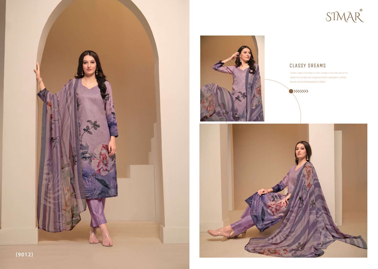 amena by glossy 9009-9014 series latest designer salwar kameez catalogue online supplier surat gujarat 