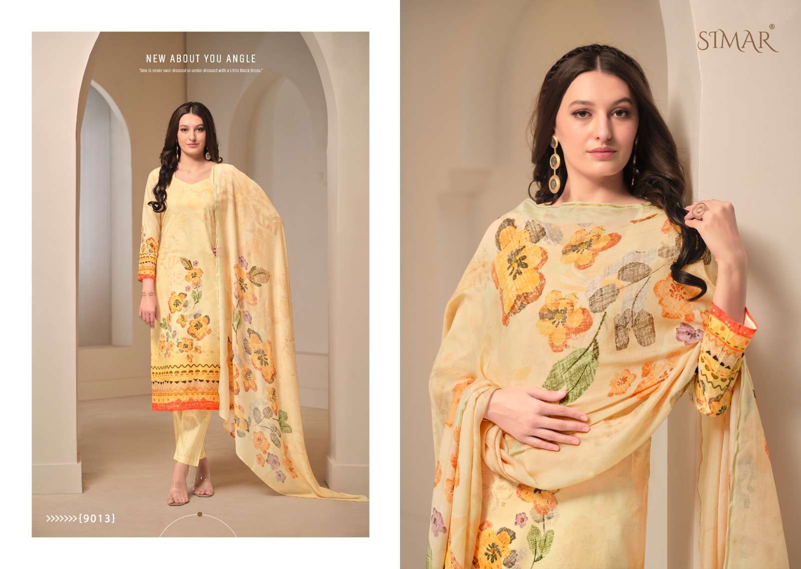 amena by glossy 9009-9014 series latest designer salwar kameez catalogue online supplier surat gujarat 