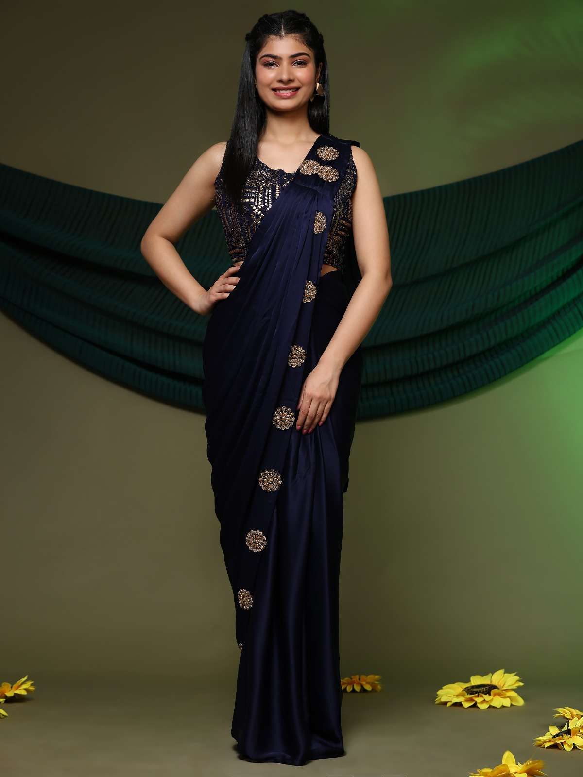 amoha trendz a273 fancy look designer saree catalogue wholesale price surat gujarat 