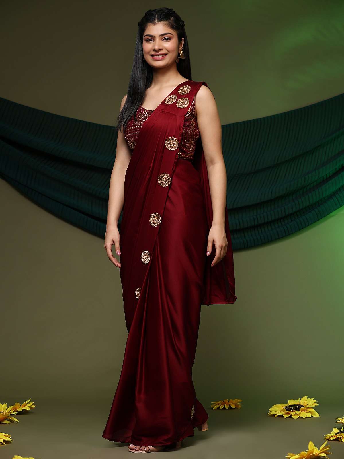 amoha trendz a273 fancy look designer saree catalogue wholesale price surat gujarat 