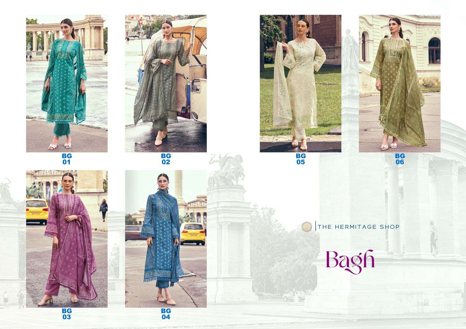 bagh by hermitage clothing digital print with chikankari work dress material catalogue online shopping surat gujarat 
