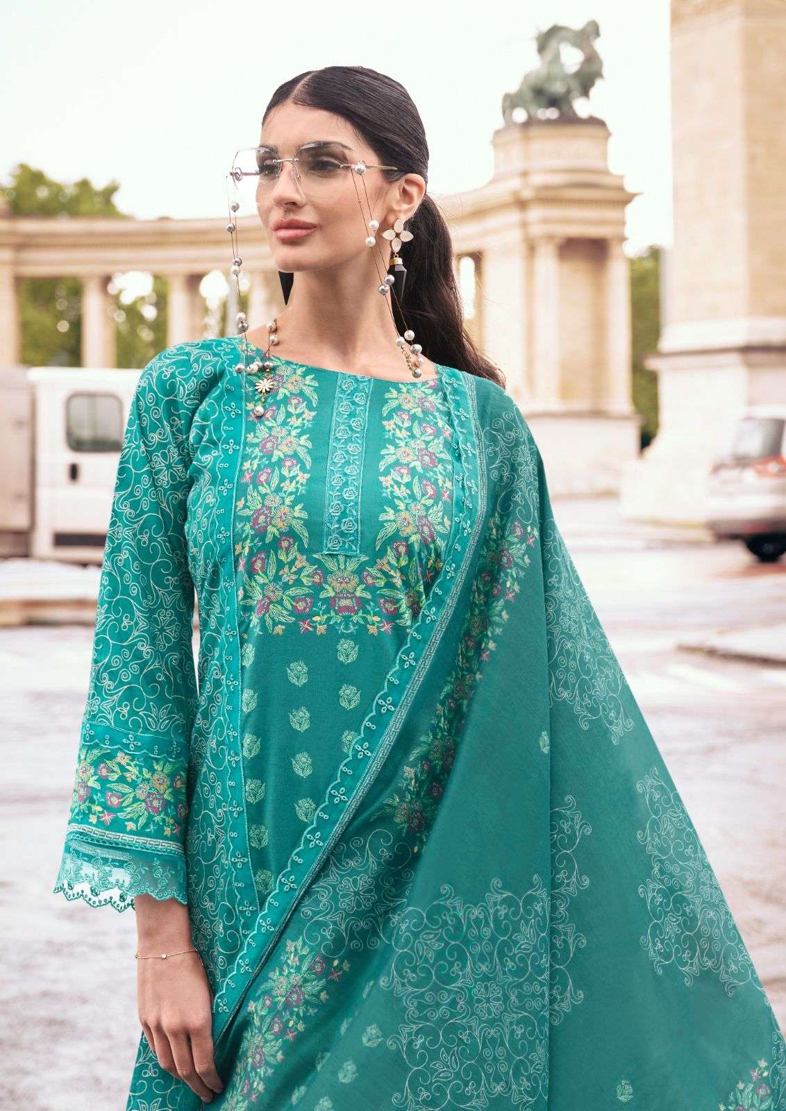 bagh by hermitage clothing digital print with chikankari work dress material catalogue online shopping surat gujarat 