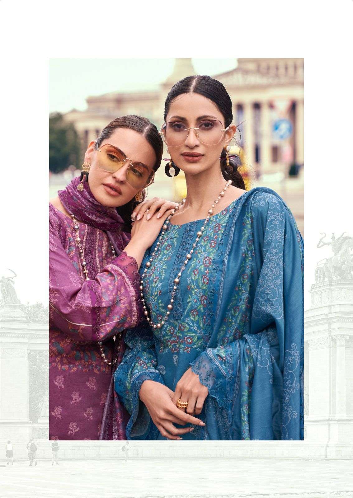 bagh by hermitage clothing digital print with chikankari work dress material catalogue online shopping surat gujarat 