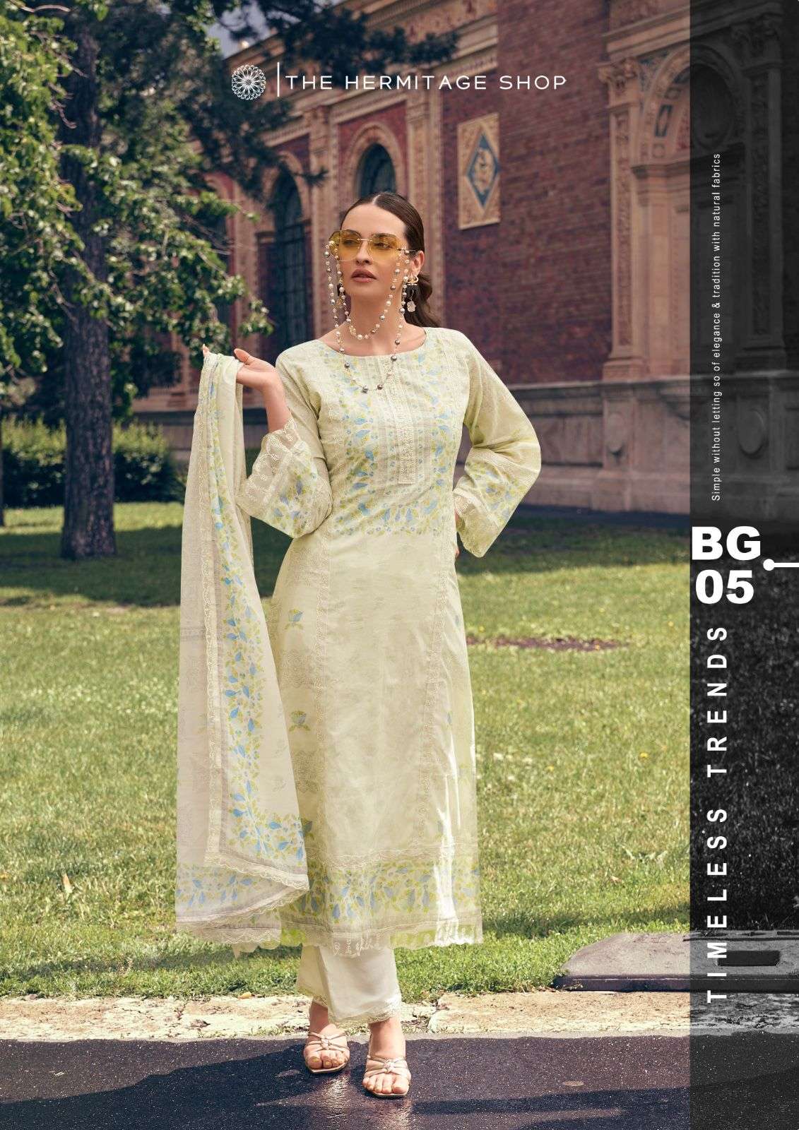 bagh by hermitage clothing digital print with chikankari work dress material catalogue online shopping surat gujarat 