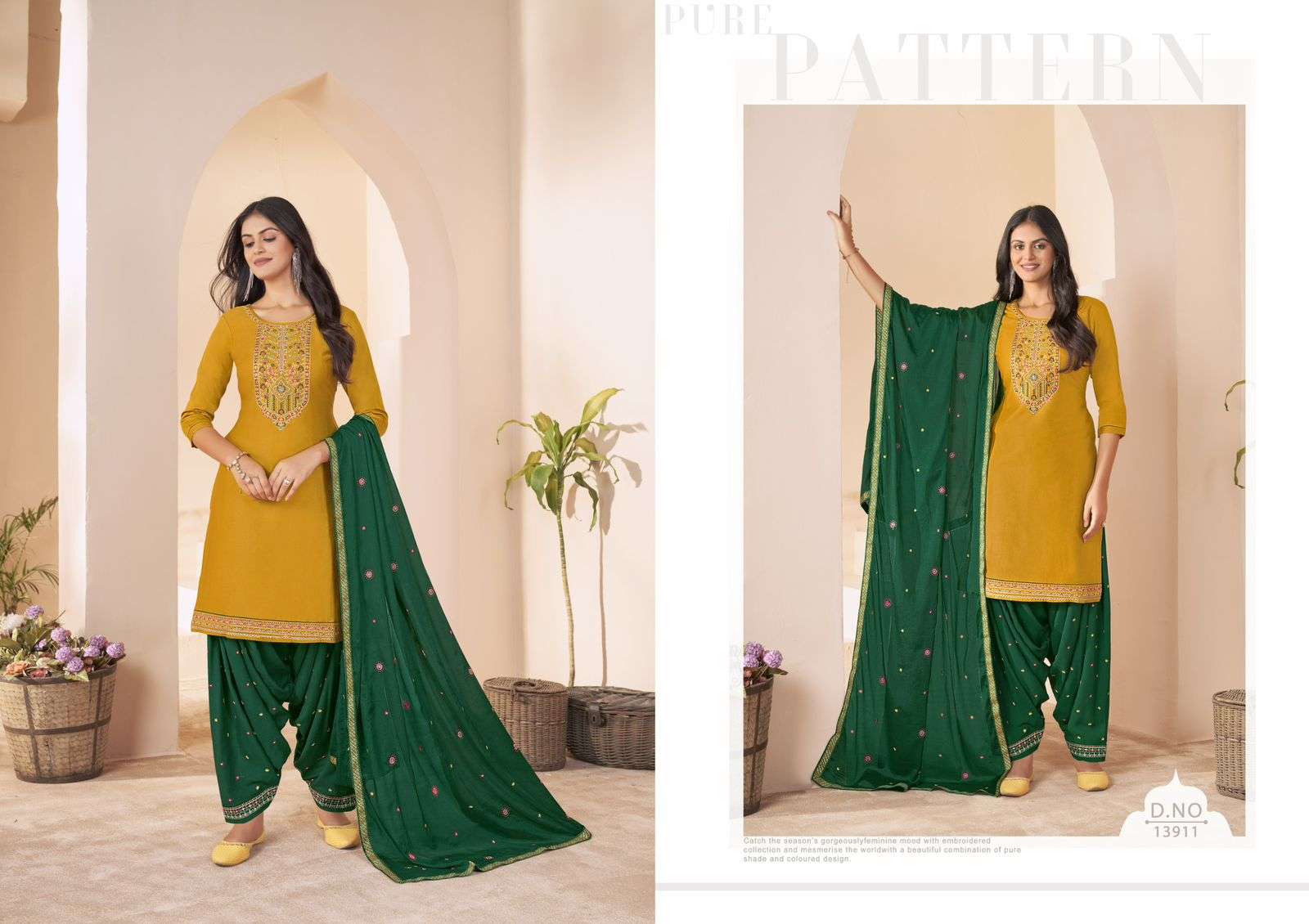 fashion of patiyala vol-36 by kalaroop 13909-13914 series patiyala stitched salwar suits catalogue online best rate surat gujarat 
