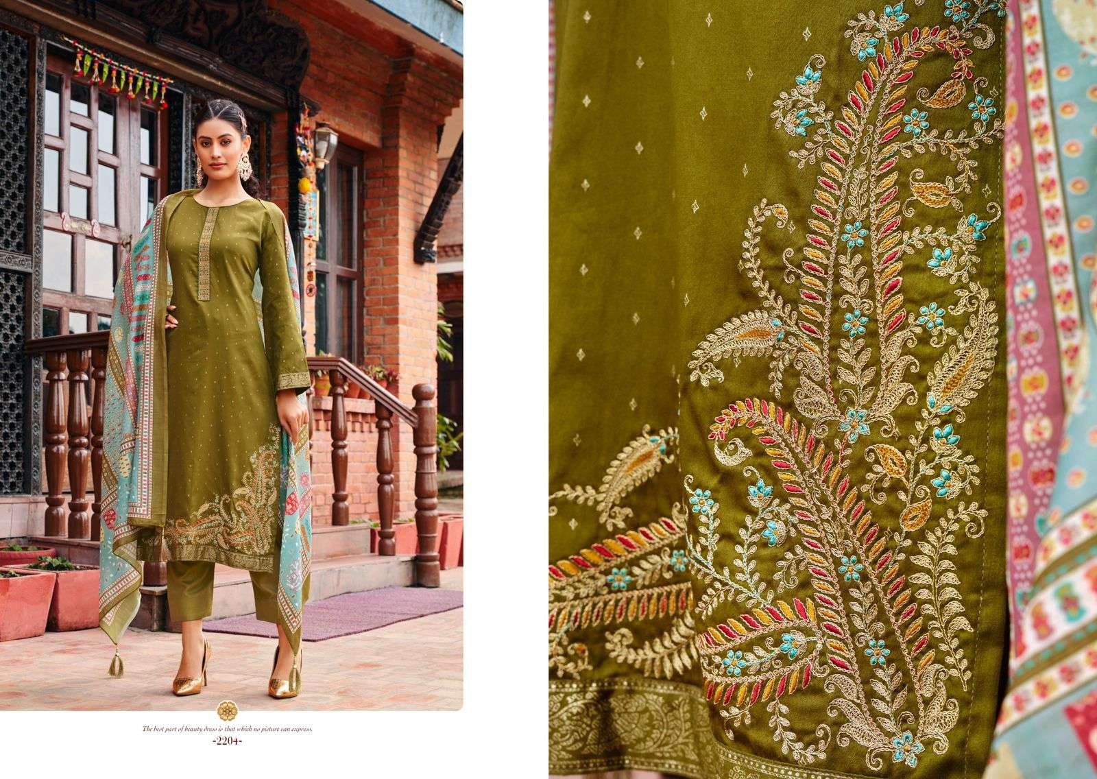 fitoor by karachi prints 2201-2206 series jam satin designer salwar kameez catalogue online purchasing surat gujarat 