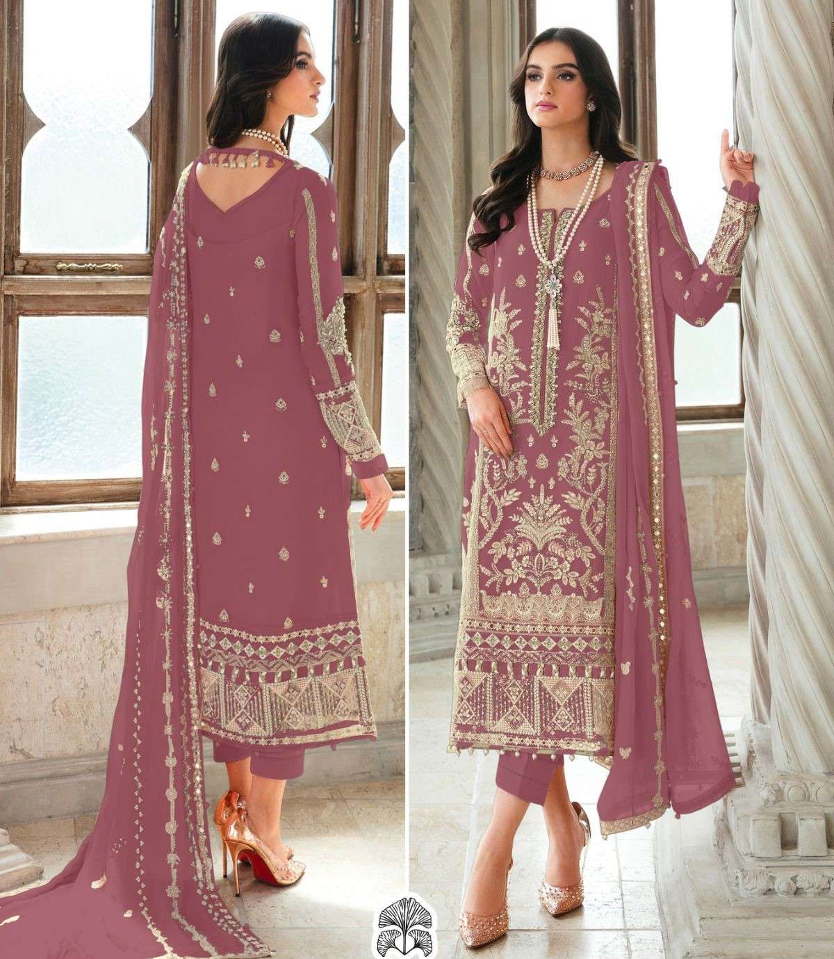 gulaal vol-2 by zaha georgette with heavy embroidered salwar suits catalogue online supplier surat gujarat 