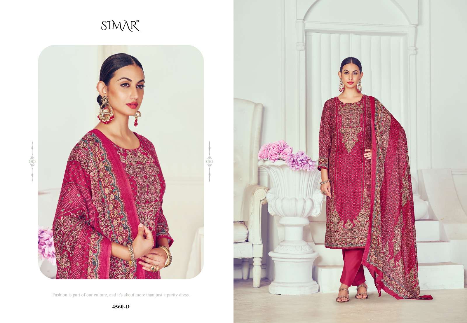 humpreet by glossy digital print with handwork designer party wear dress material catalogue manufacturer surat gujarat 