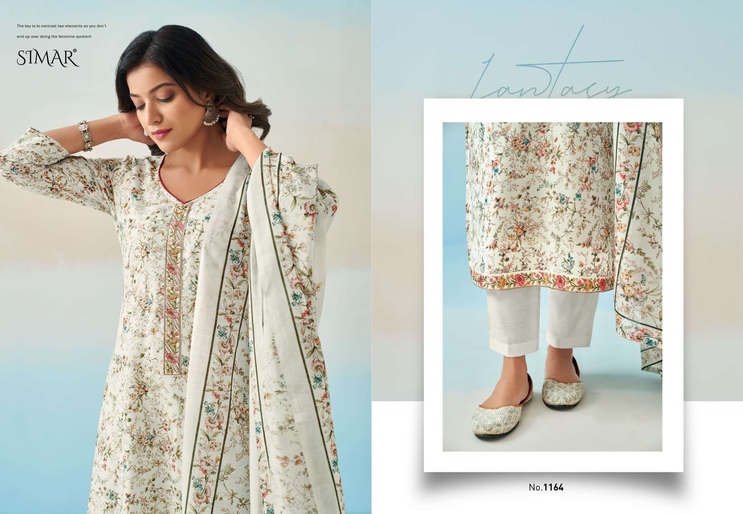 ishara by glossy 1161-1166 series indian designer cotton suits catalogue online purchasing surat gujarat 