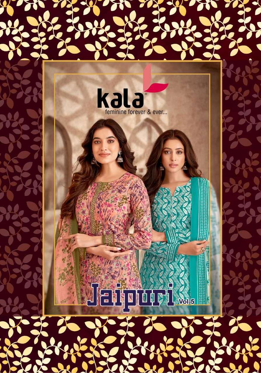 jaipuri vol-5 by tarika creation 6101-6112 series indian designer salwar suits catalogue online dealer surat gujarat 
