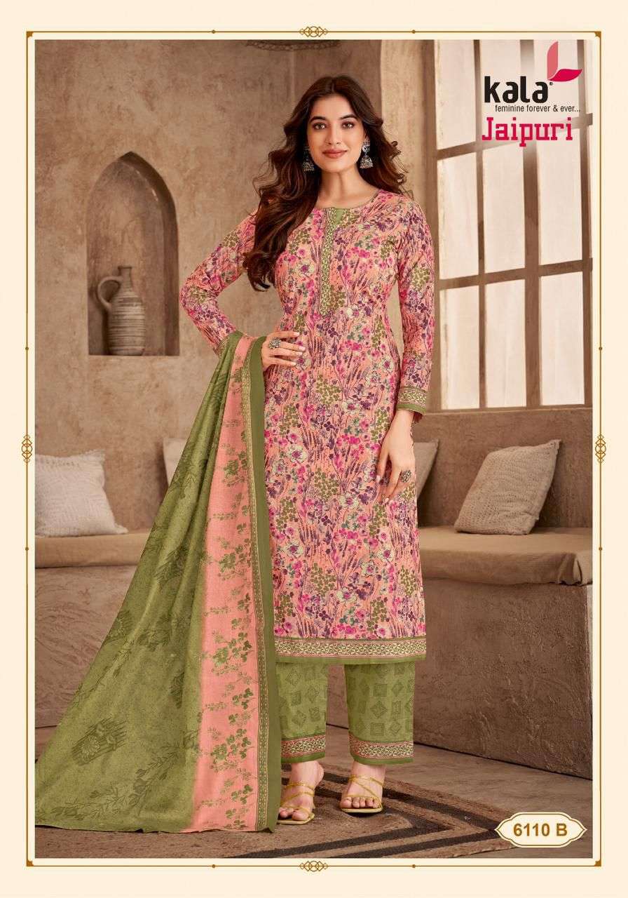 jaipuri vol-5 by tarika creation 6101-6112 series indian designer salwar suits catalogue online dealer surat gujarat 