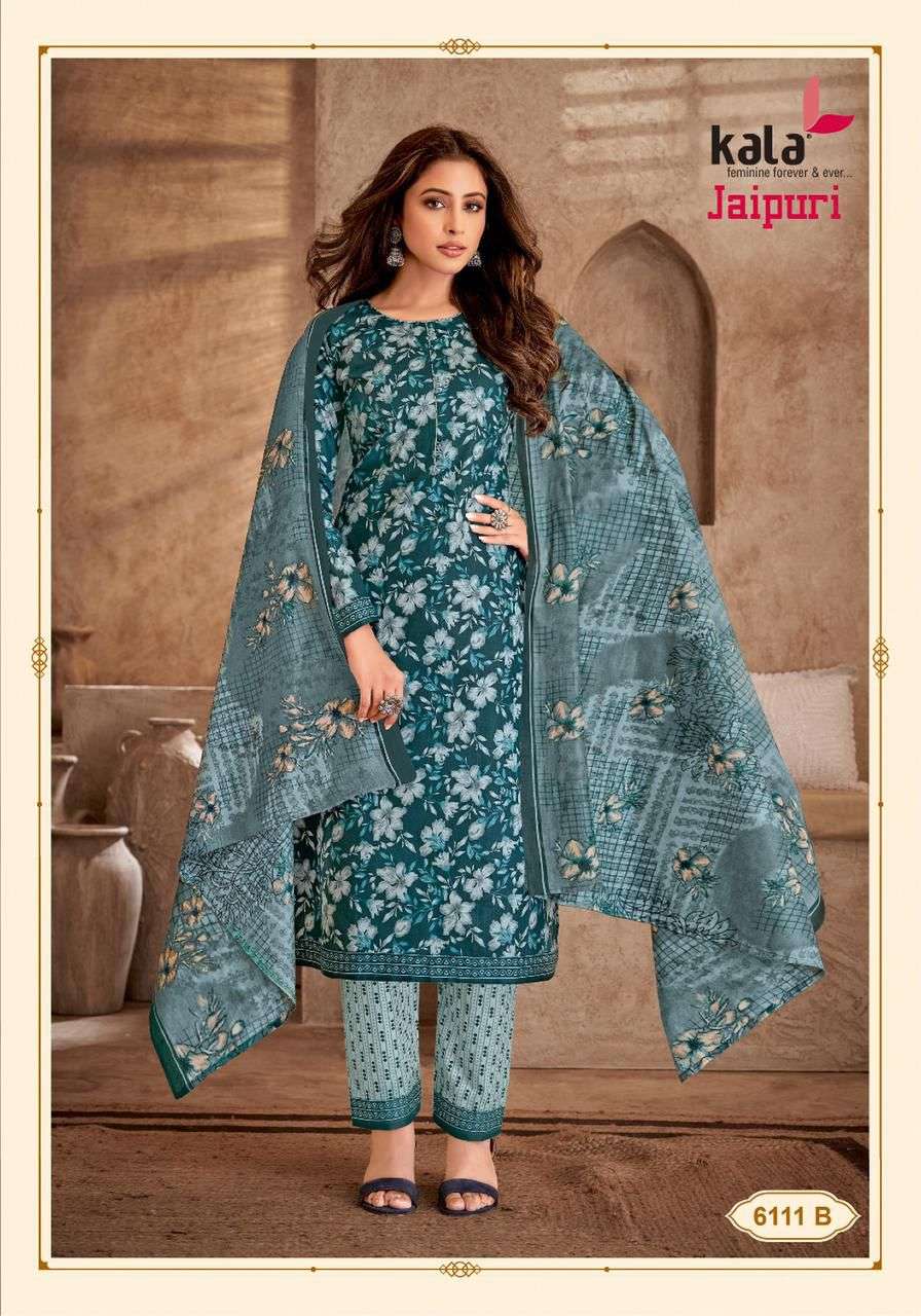 jaipuri vol-5 by tarika creation 6101-6112 series indian designer salwar suits catalogue online dealer surat gujarat 