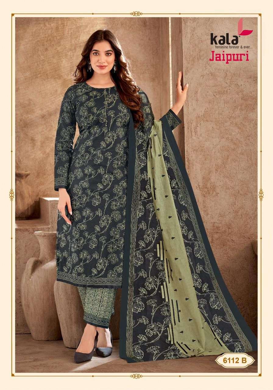 jaipuri vol-5 by tarika creation 6101-6112 series indian designer salwar suits catalogue online dealer surat gujarat 