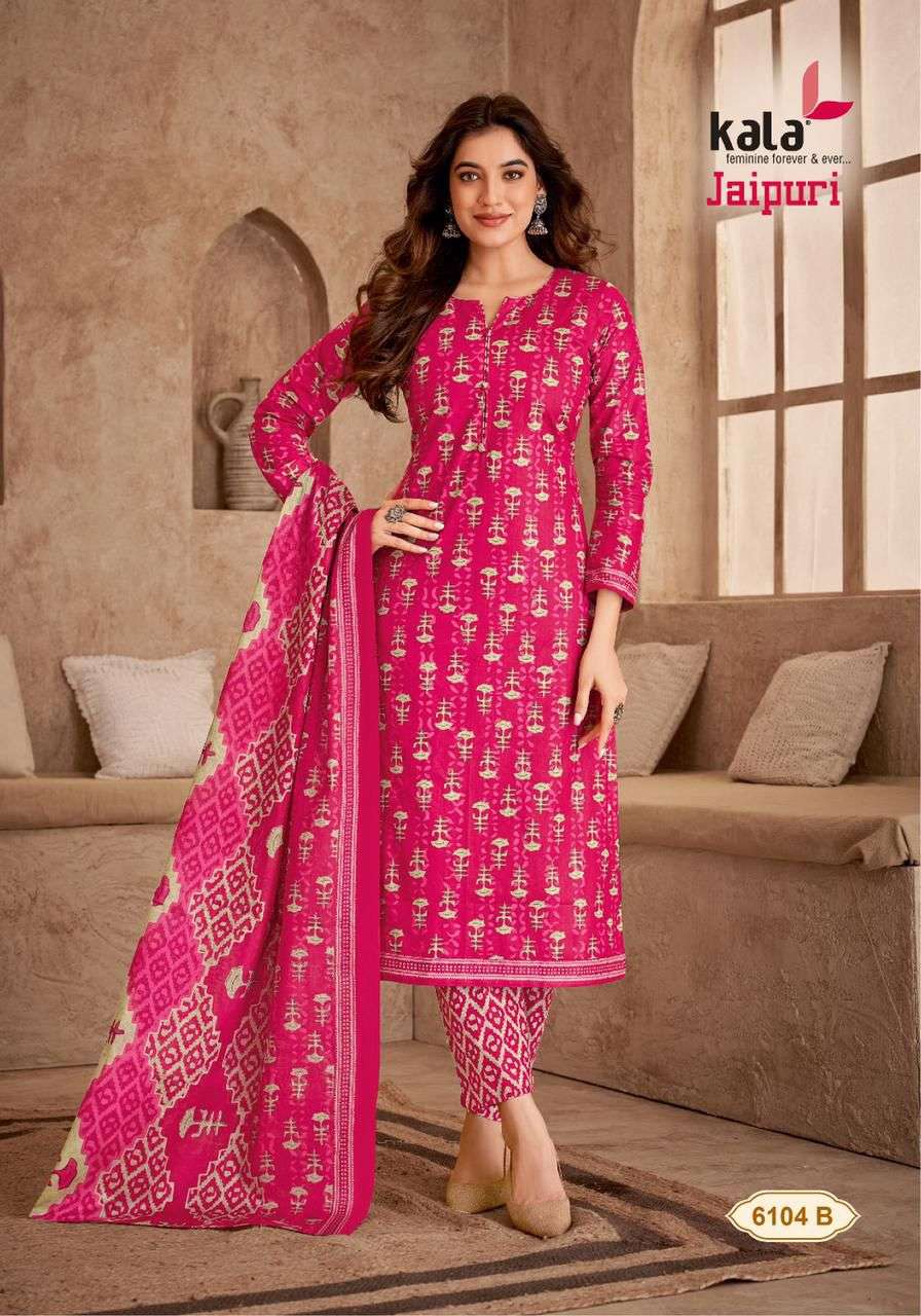 jaipuri vol-5 by tarika creation 6101-6112 series indian designer salwar suits catalogue online dealer surat gujarat 
