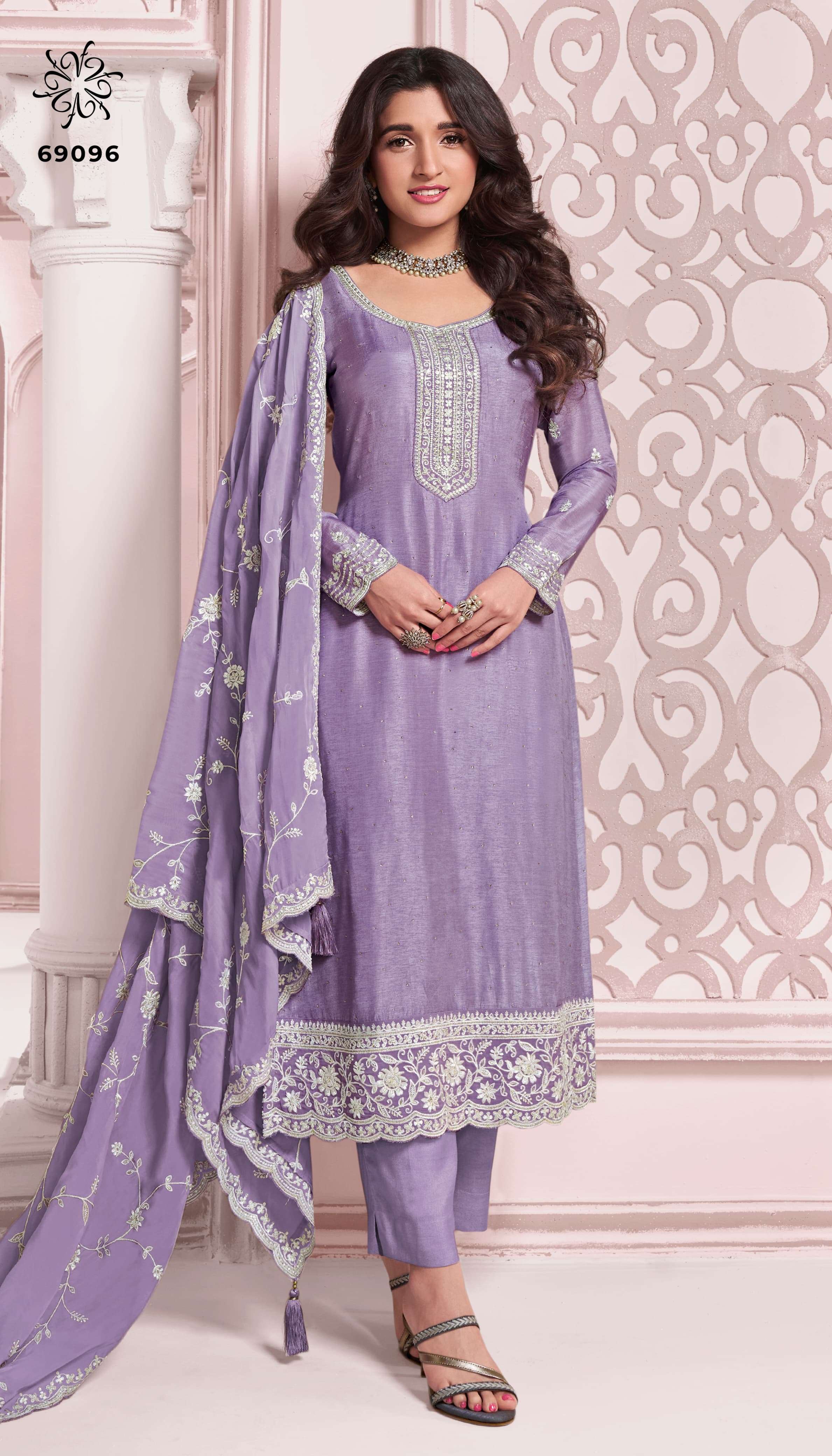 kavya by vinay fashion 69091-69096 series heavy designer indian party wear suits catalogue manufacturer surat gujarat 