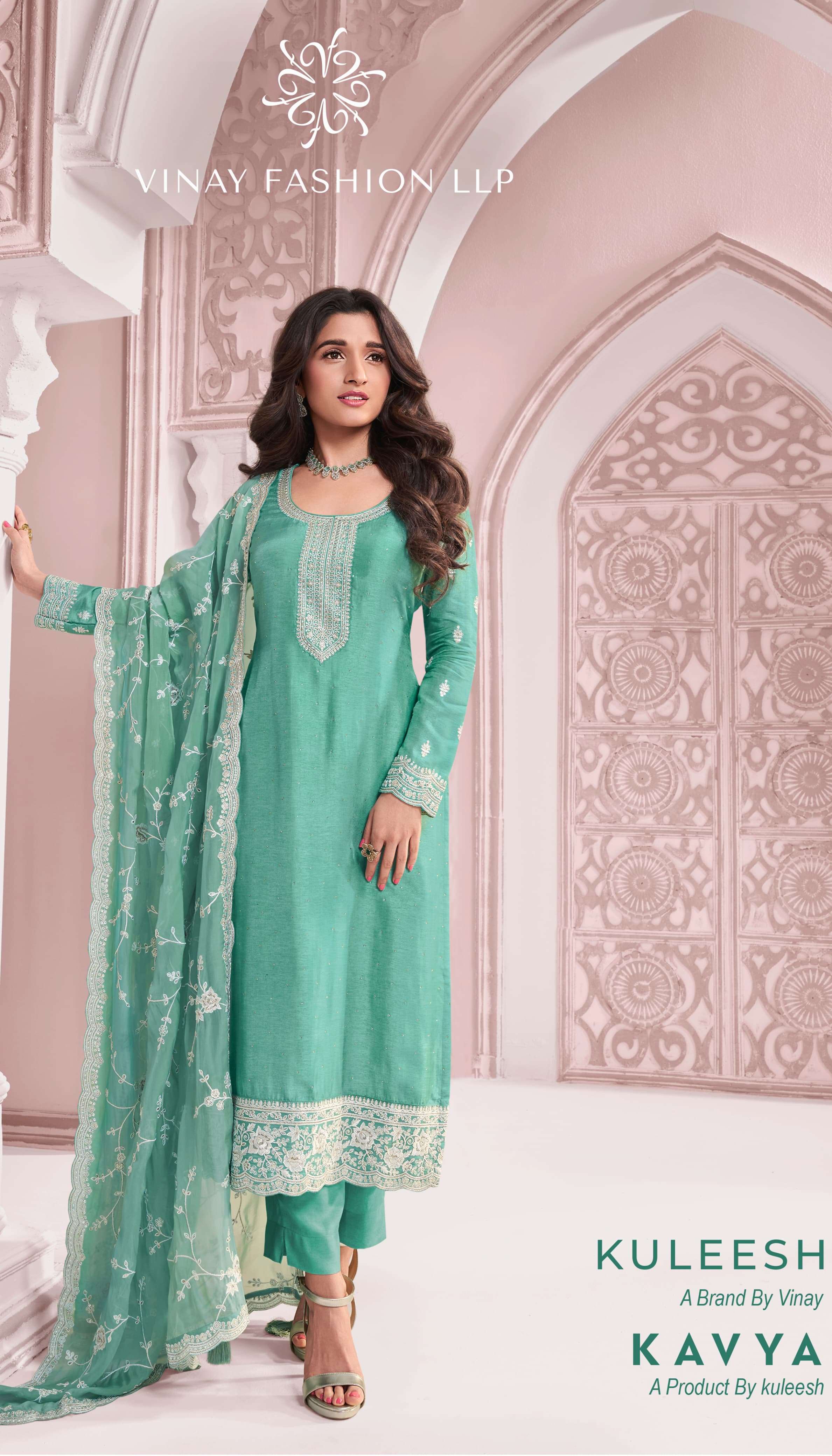 kavya by vinay fashion 69091-69096 series heavy designer indian party wear suits catalogue manufacturer surat gujarat 