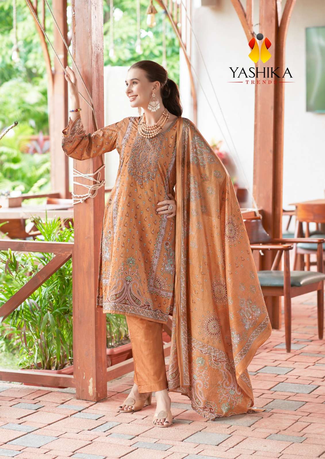 naira b by yashika trends 1001-1008 series heavy cotton designer dress material catalogue wholesale collection surat gujarat