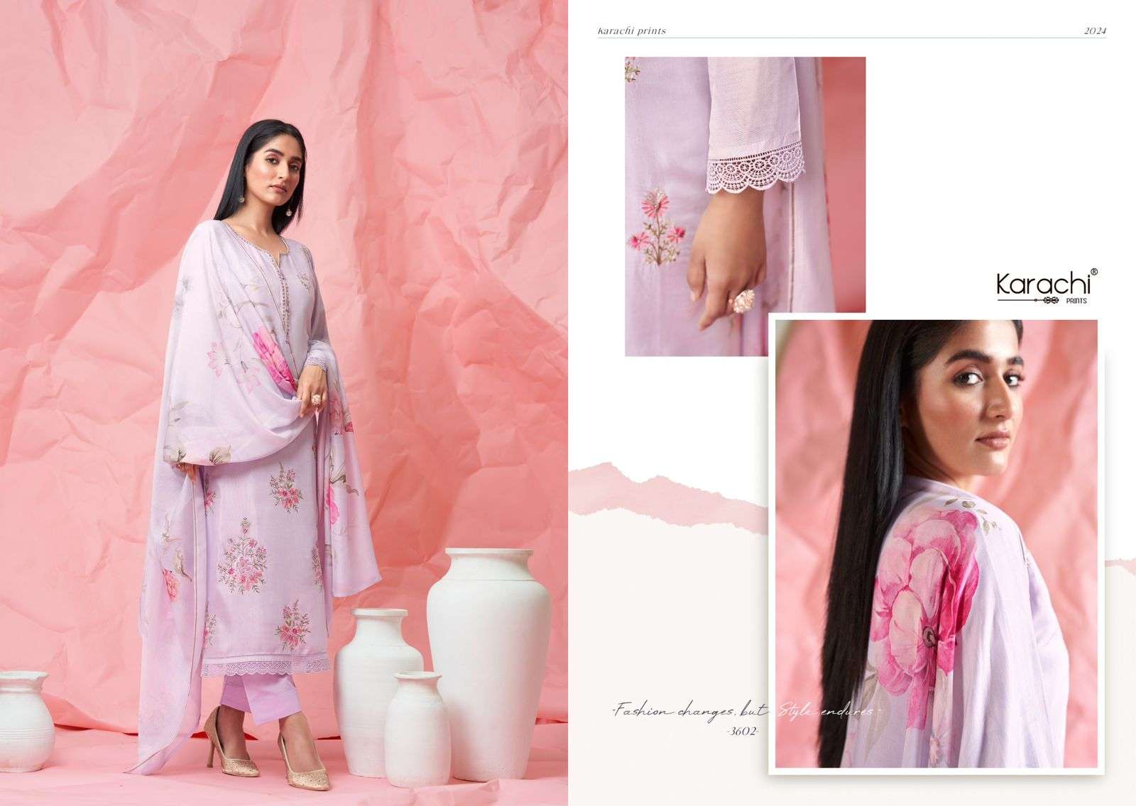 pastel love by karachi prints 3601-3604 series unstitched salwar kameez catalogue wholesale dealer surat gujarat