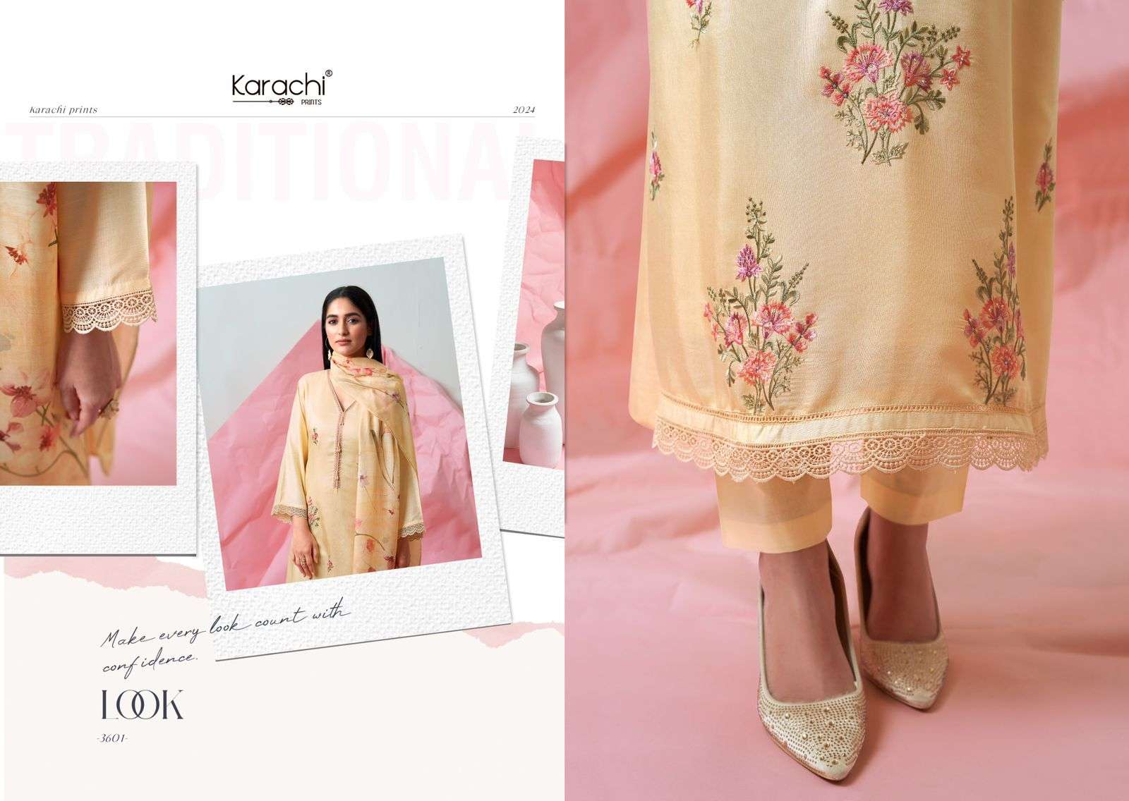 pastel love by karachi prints 3601-3604 series unstitched salwar kameez catalogue wholesale dealer surat gujarat