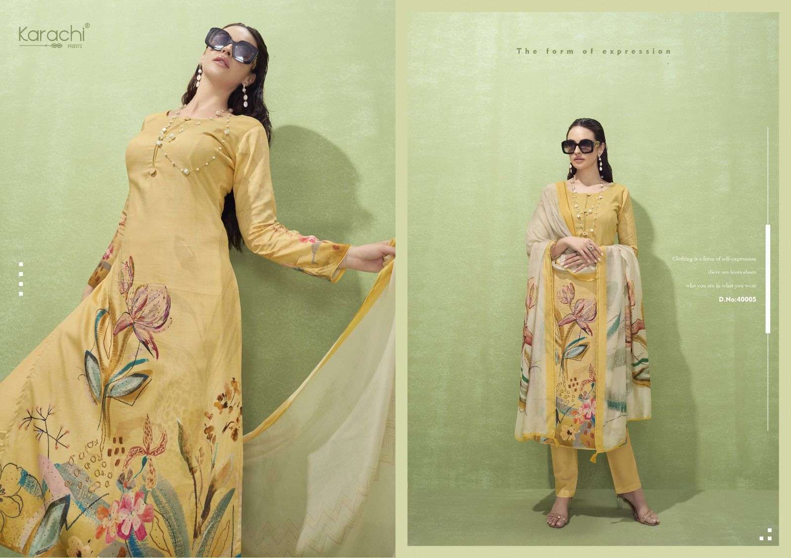 zara by karachi prints 40001-40006 series fancy designer salwar kameez catalogue online best rate surat gujarat 