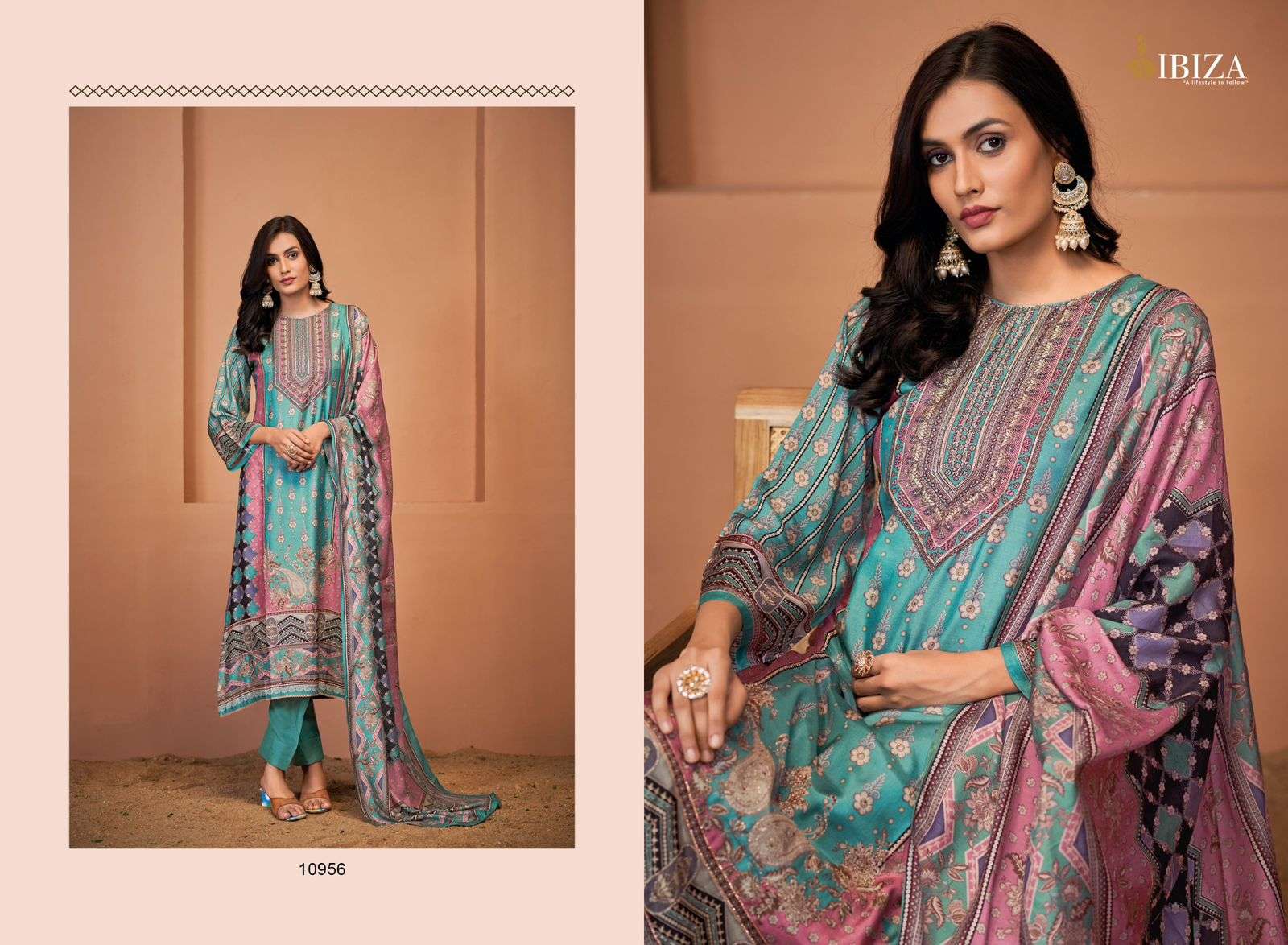 amara by ibiza 10955-10958 series exclusive designer salwar kameez catalogue wholesale dealer surat gujarat 
