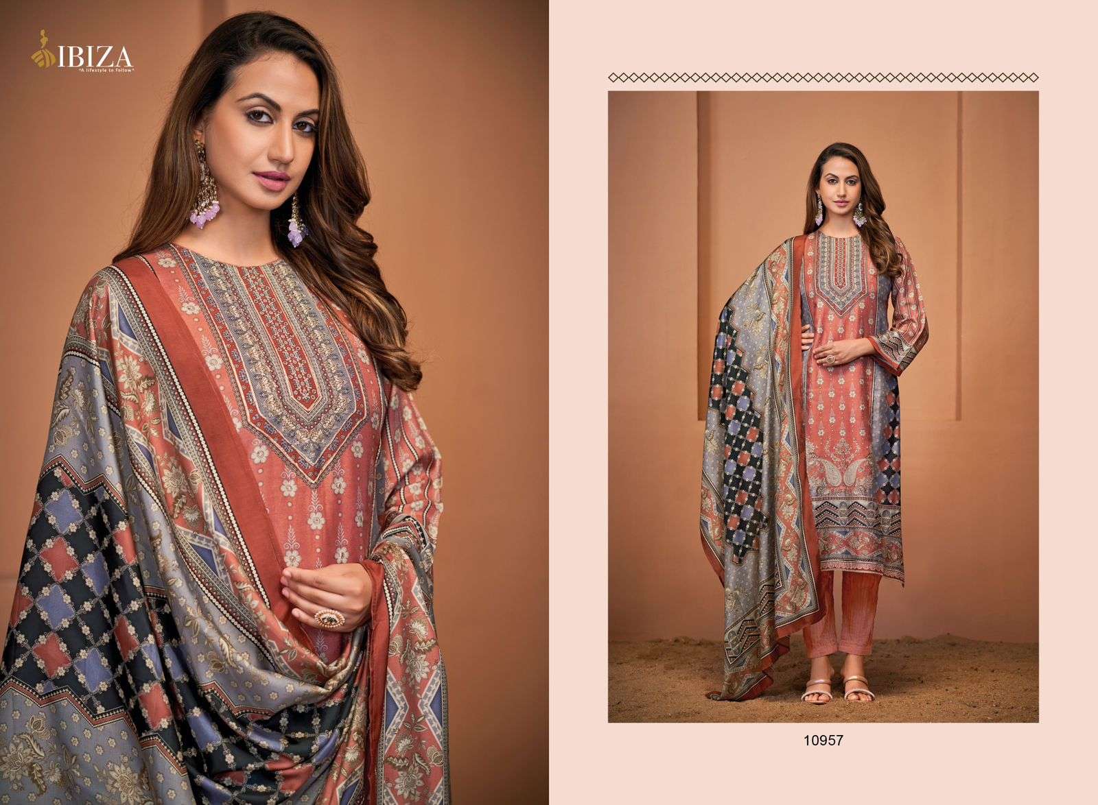 amara by ibiza 10955-10958 series exclusive designer salwar kameez catalogue wholesale dealer surat gujarat 