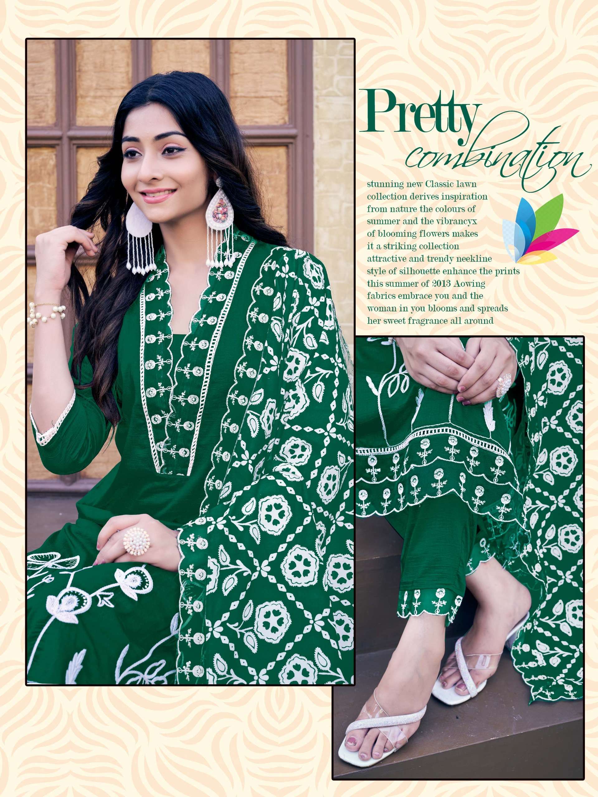 kajal by parra studio 1001-1006 decent look designer kurtis catalogue wholesale market surat gujarat 
