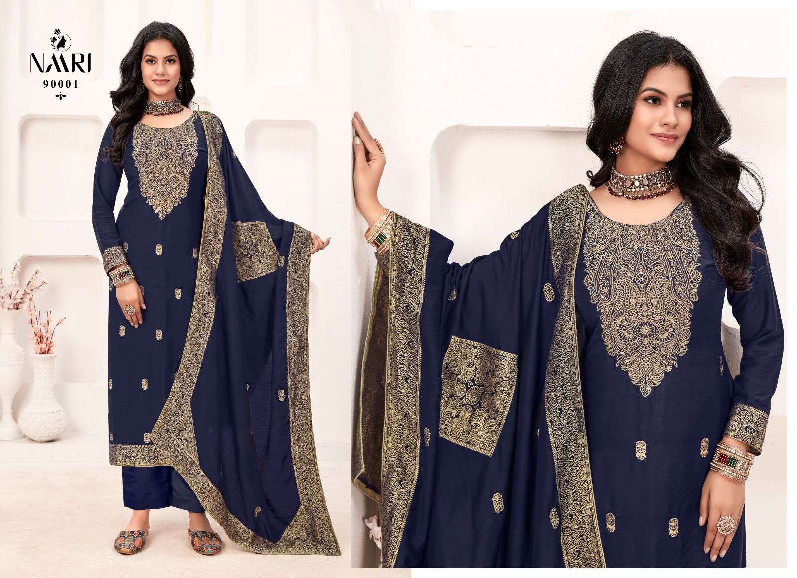 naina by naari 90001-90004 series exclusive designer salwar kameez catalogue best rate surat gujarat 